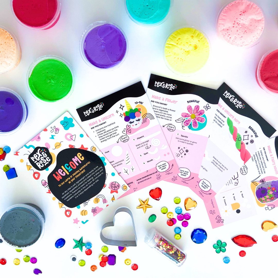Unicorn Air Dry Clay Activity kit