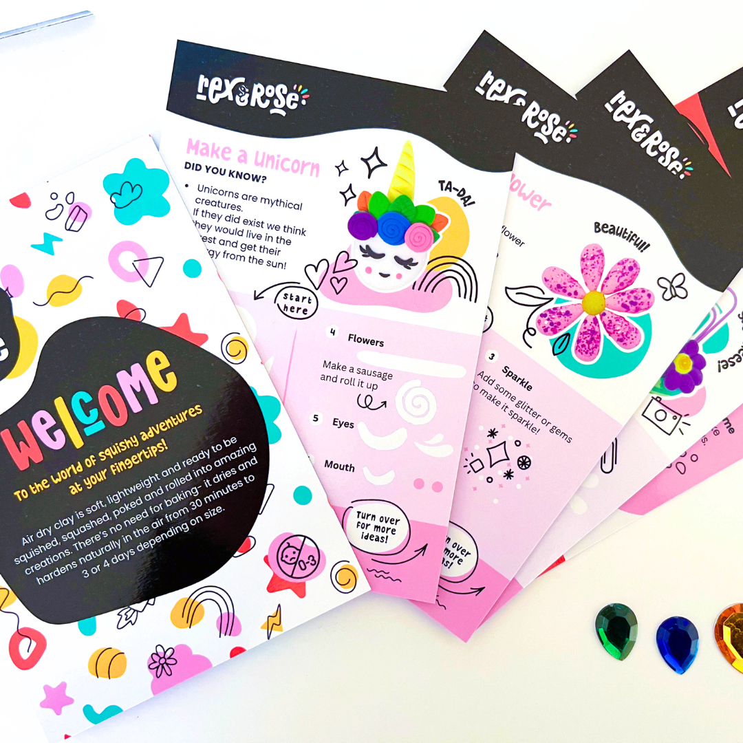 Unicorn Air Dry Clay Activity kit