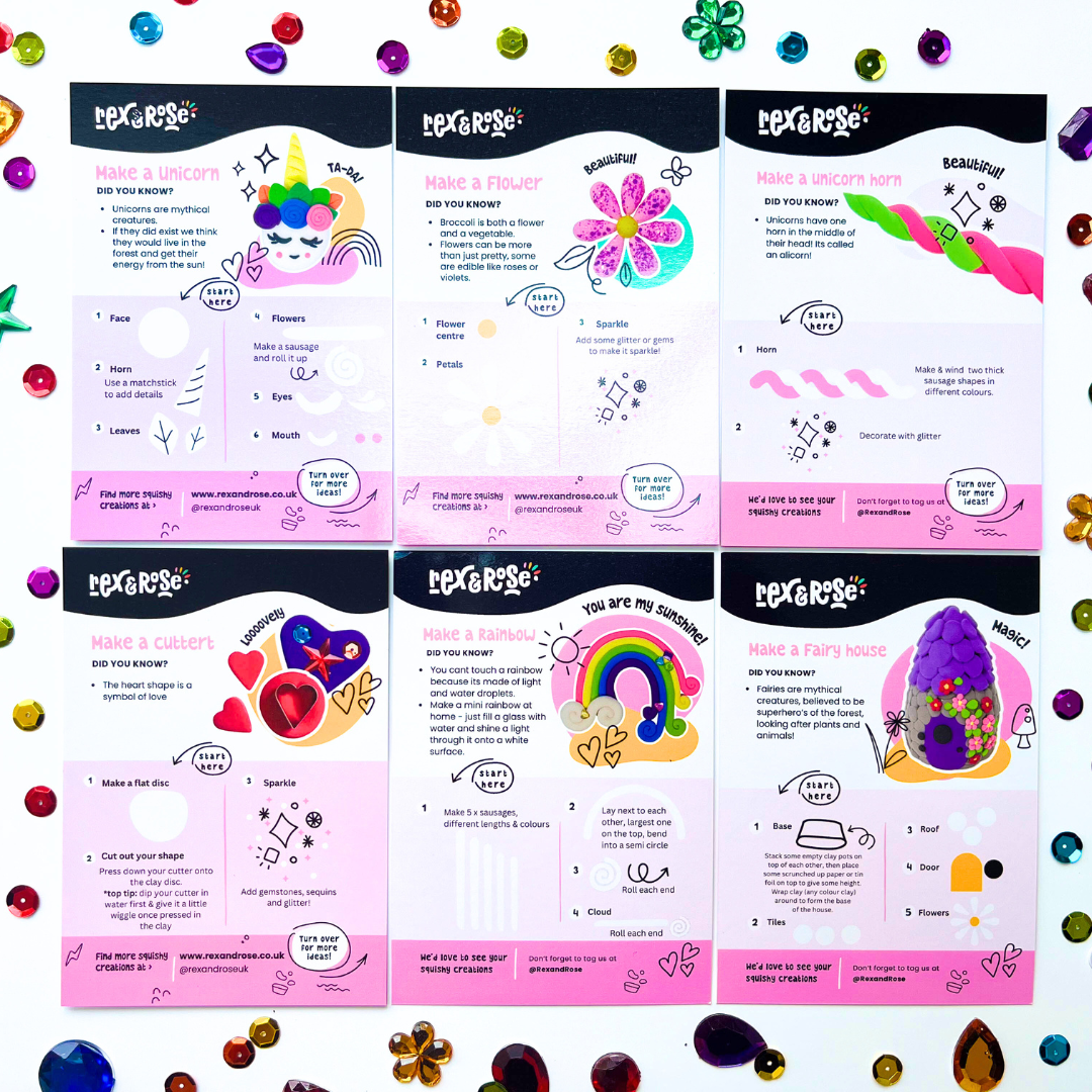 Unicorn Air Dry Clay Activity kit