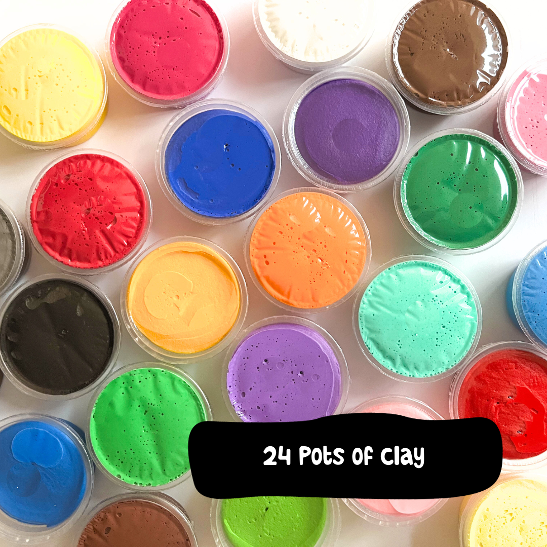 Air dry clay. Foam clay. magic clay. Kids craft kit. KIDS ARTS AND CRAFTS.