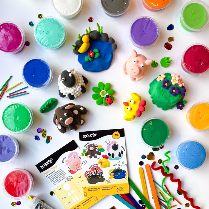 Animal Friends Air Dry Clay Craft Kit