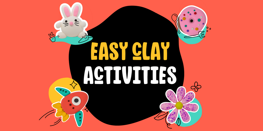 Easy Air Dry Clay Activities for Kids