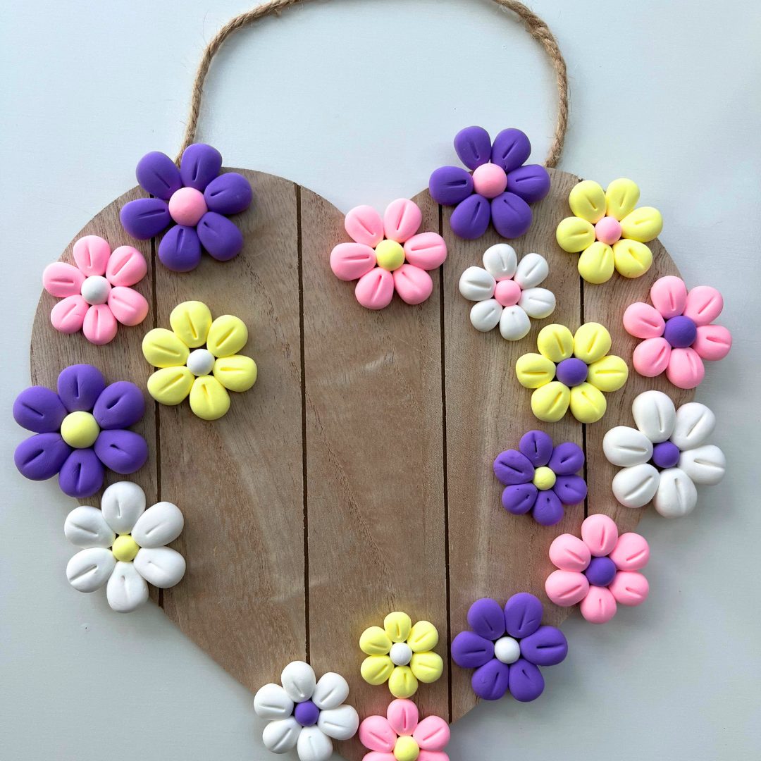 Make Wooden Flower Heart