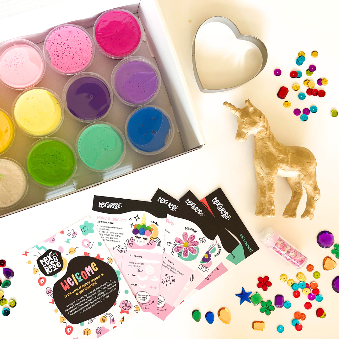 Unicorn Air Dry Clay Modelling Kit