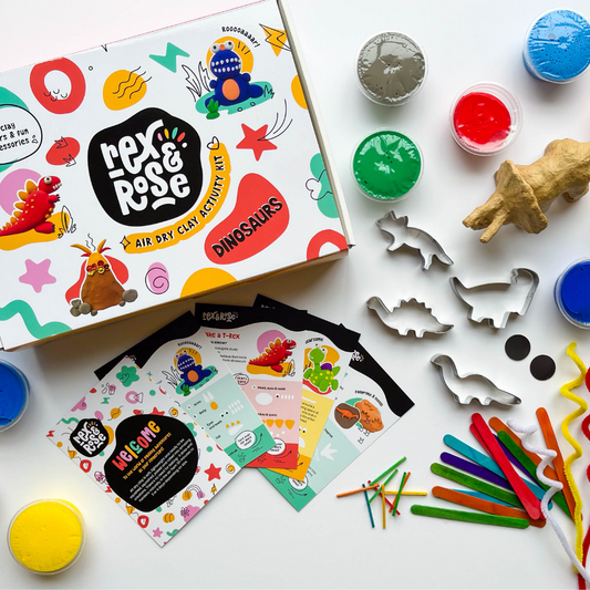Dinosaur Air Dry Clay craft kit