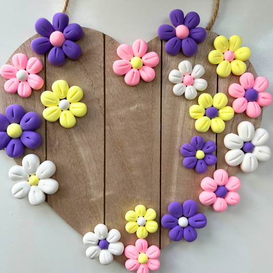 Make Wooden Flower Heart