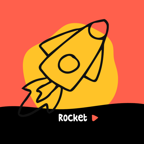 Racing rocket activity mat