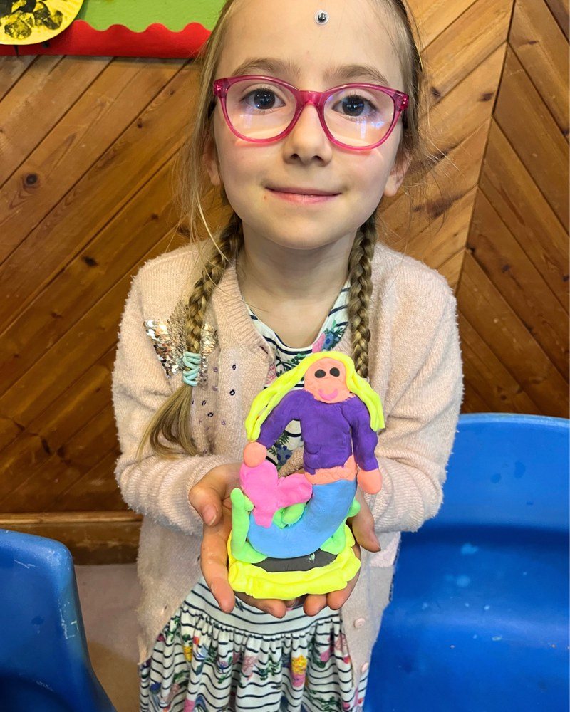 Clay mermaid